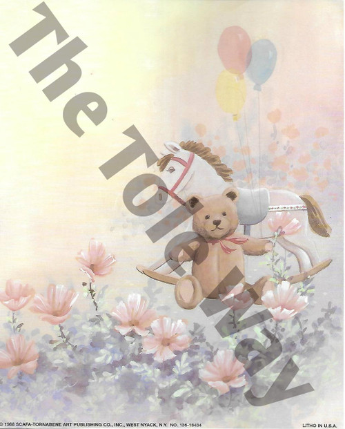 Teddy & Rocking Horse (8x10)