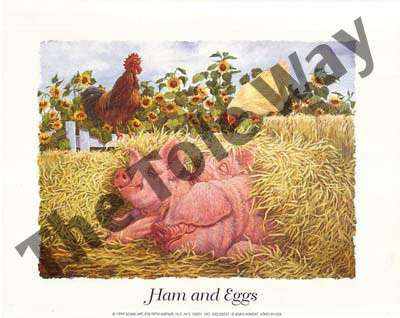 Ham and Eggs (8x10)