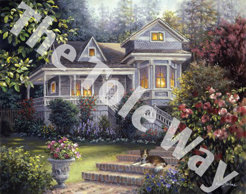 A Canine Sanctuary (11x14 with 7.5x10.5 image)