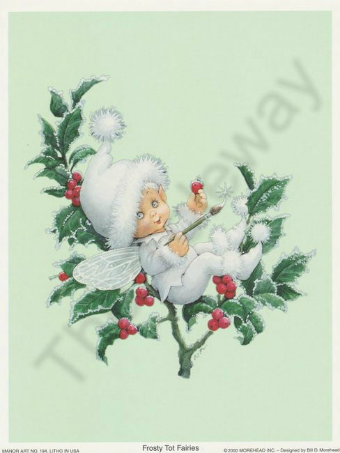 Christmas Fairy - Painting Berry (6x8)