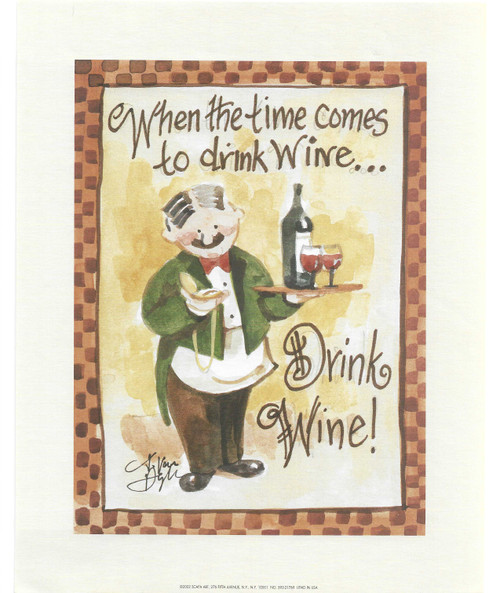 Drink Wine (8x10)