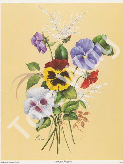 Pansies (2) by Reina (8x10)