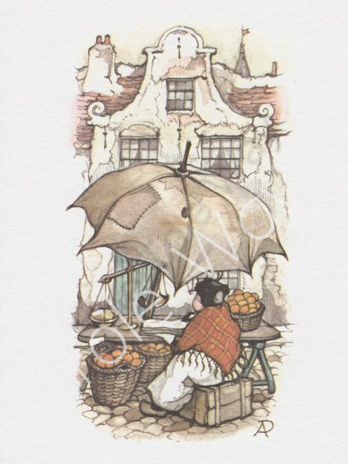 The Orange Seller (3x5)