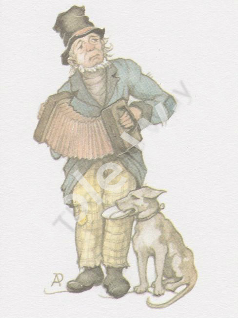 The Accordion Player (3x5)
