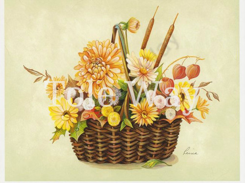 Autumn Flowers II (8x10)