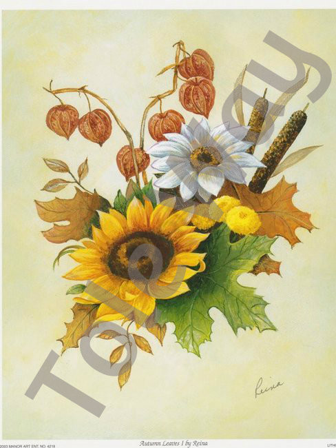 Autumn Flowers I (8x10)