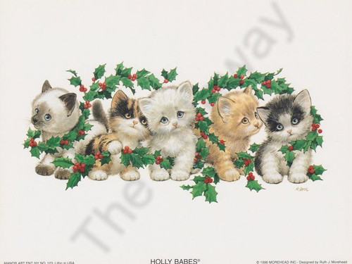 Holly Kittens (6.5x8.5)