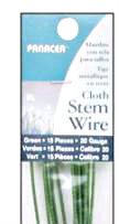 Panacea 20 Gauge Green Cloth Covered Wire