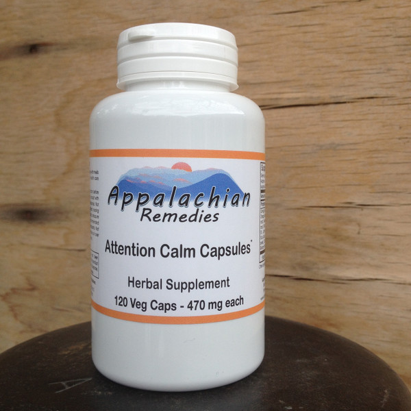 Ginkgo leaf, Passion leaf/flower, Oregon Grape root, Black Cohosh root,  Valerian root, Blue Cohosh root, Wild Yam root, Grape seed, St. John's Wort, Hop's flower, Scullcap herb, Lobelia herb/seed, Chamomile flower, Wood Betony herb.
Other ingredients:  Vegetarian capsules
