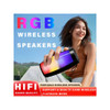 Portable BT5.0 Wireless Speaker | TWS Pairing | RGB Light | 360° HD Surround Sound | Supports TF Card, AUX, USB