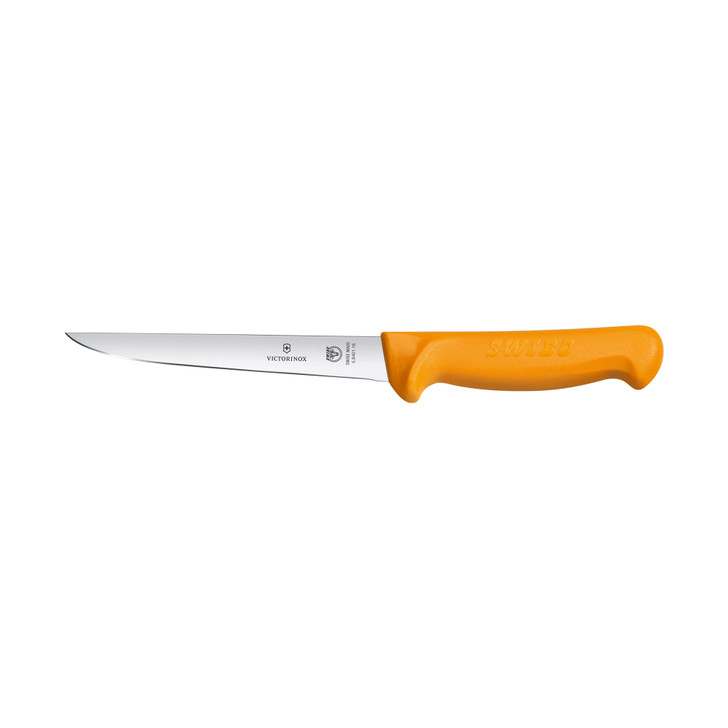 Swibo Boning Knife,14cm Straight Wide Blade - Yellow
