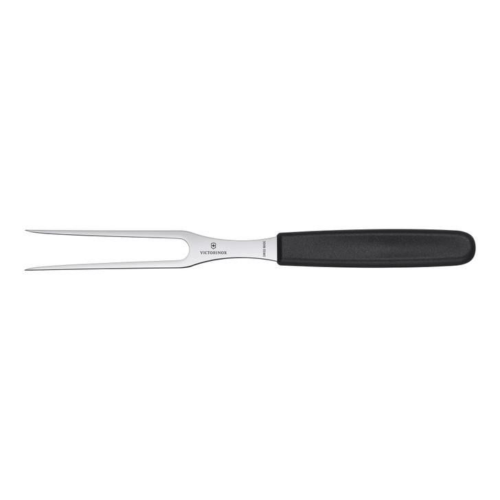 Carving Fork,15cm,Flat Tines,Nylon - Black