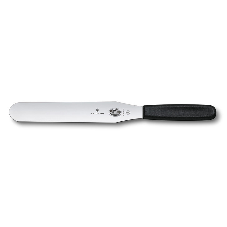 Spatula,31cm,Flexible Straight Blade,Nylon - Black