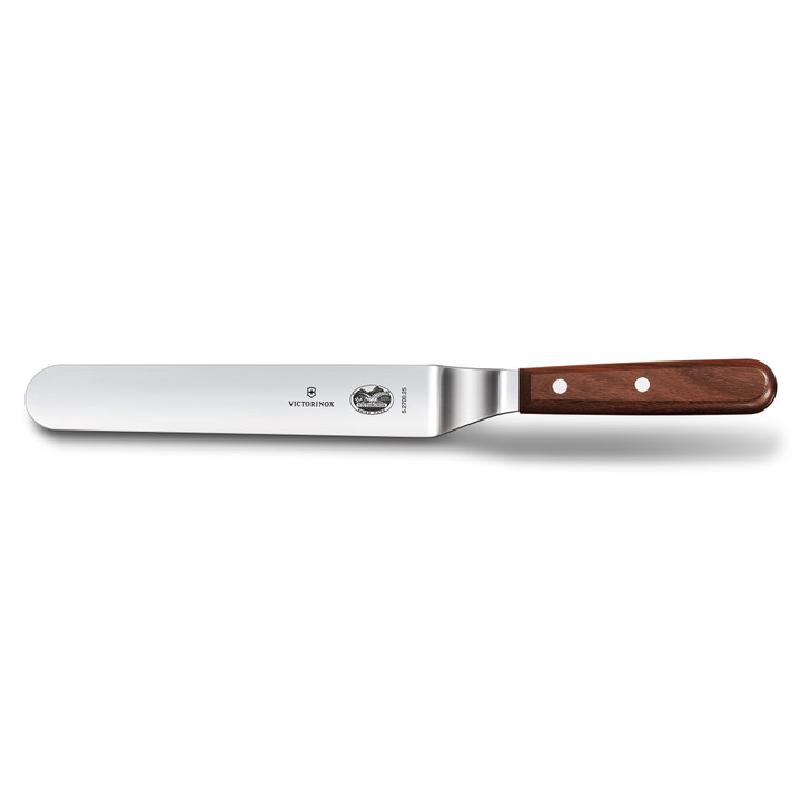 Spatula,23cm,Offset Shaped Blade - Wood