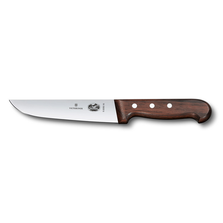 Butchers Knife,28cm,Straight Back Blade - Wood