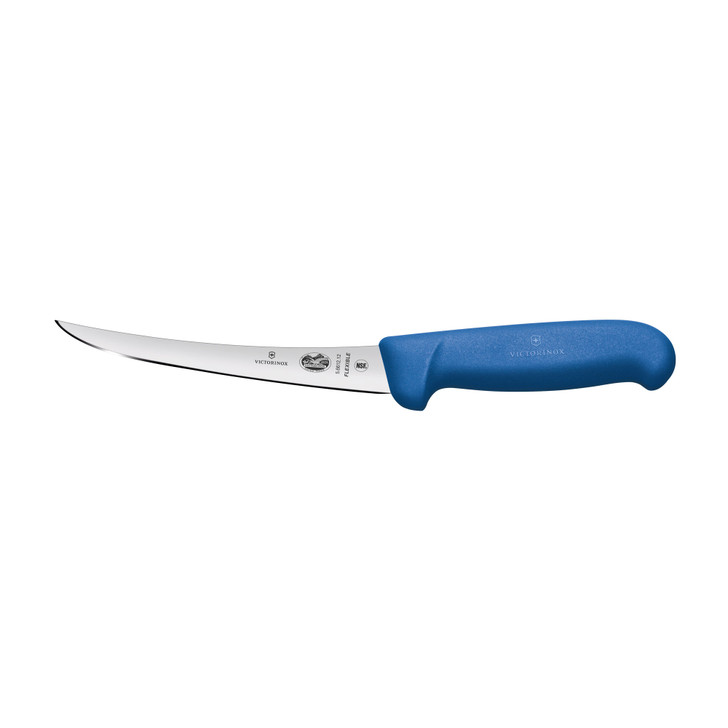 Boning Knife,12cm Curved,Flexible Narrow Blade,Fibrox Blue