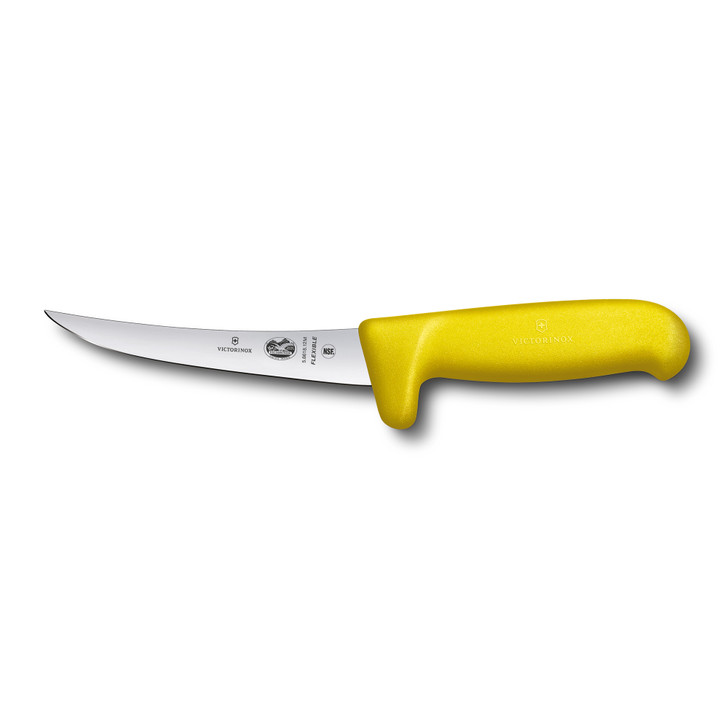 Boning Knife,12cm Curved,Safety Grip,Flexible Narrow Blade Fibrox Yellow