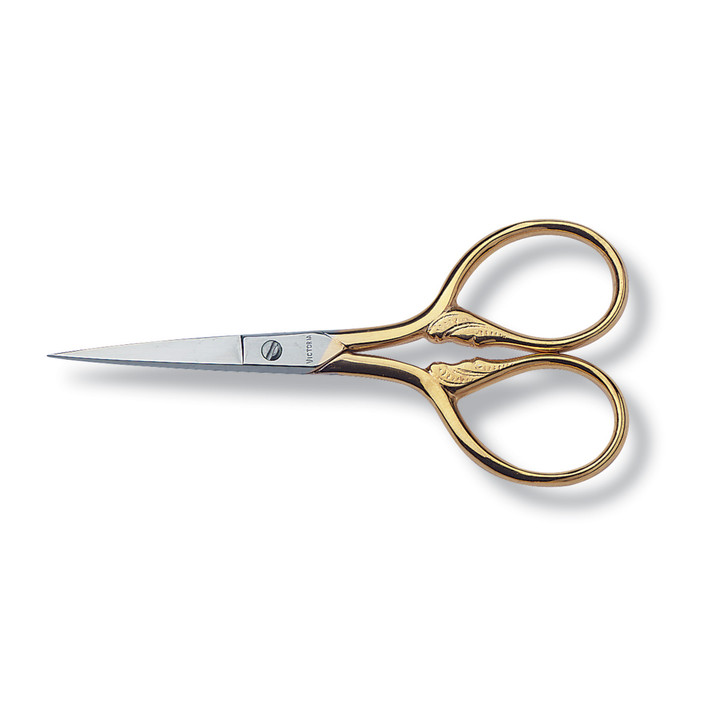 Embroidery Scissors,9cm,gold-plated