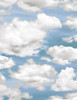 Cotton Print Yarmulkes Clouds in the Sky - SKY