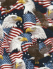 Cotton Print Yarmulkes Eagles - EAGLES