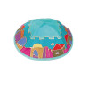 Yair Emanuel Turquoise Jerusalem Silk Hand Painted Kippah - YAS-9