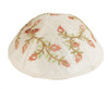 Yair Emanuel Embroidered Kippah Pomegranates GOLD - YME-6G