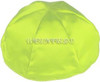 Satin Yarmulkes 6 Panels - Lined - Satin Lime Green With Orange Rim. Best Quality Bridal Satin