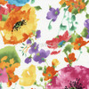 Cotton Print Yarmulkes Watercolor Floral