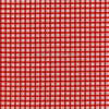 Cotton Print Yarmulkes - Plaid Red