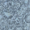 Cotton Print Yarmulkes Tonga Blue Paisley - Robin