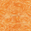 Cotton Print Yarmulkes Tonga - Tangerine