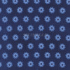 Cotton Print Yarmulkes - Denim