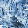 Cotton Print Yarmulkes Winter - Ice