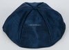 Moire Six Panel Yarmulkes Navy