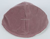 Velour Velvet Yarmulkes - 4 Panels - Lined - Big Style - Without Rim (Band) - Dove