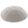 Genuine Suede Kippah - Solid Colors - Light Grey