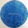 Genuine Suede Kippah - Embossed Textured Design - Various Drums