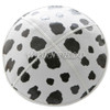 Genuine Suede Yarmulke - Metallic Embossed - Metallic Black Cow Spots On