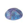 Yair Emanuel Modern Yarmulkes - Silk Painted Kippah - Tribes Blue