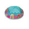 Yair Emanuel Modern Yarmulkes - Silk Painted Kippah - Jerusalem Turquoise