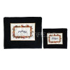 Velvet Embroidered Tallit and Tefillin Bag Set - Jerusalem in Color