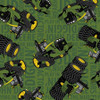 John Deere Yarmulkes Fleece - Tractors on Tex - Green