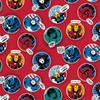 Marvel Yarmulkes Cotton - BADGES - Comics - Red