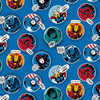 Marvel Yarmulkes Cotton - BADGES - Comics - Blue