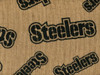 NFL Football Yarmulkes Burlap - PIT - Pittsburgh Steelers