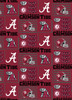 NCAA - Cotton Yarmulkes - ALABAMA CRIMSON TIDE - PATCH