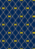 NCAA - Cotton Yarmulkes - MICHIGAN WOLVERINES - TRELLIS