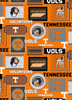 NCAA - Cotton Yarmulkes - TENNESSEE VOLUNTEERS - PACKED PATCHES