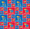 NCAA - Cotton Yarmulkes - Kansas University - BLOCKS