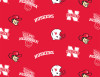 NCAA - Cotton Yarmulkes - ALLOVER - Nebraska University